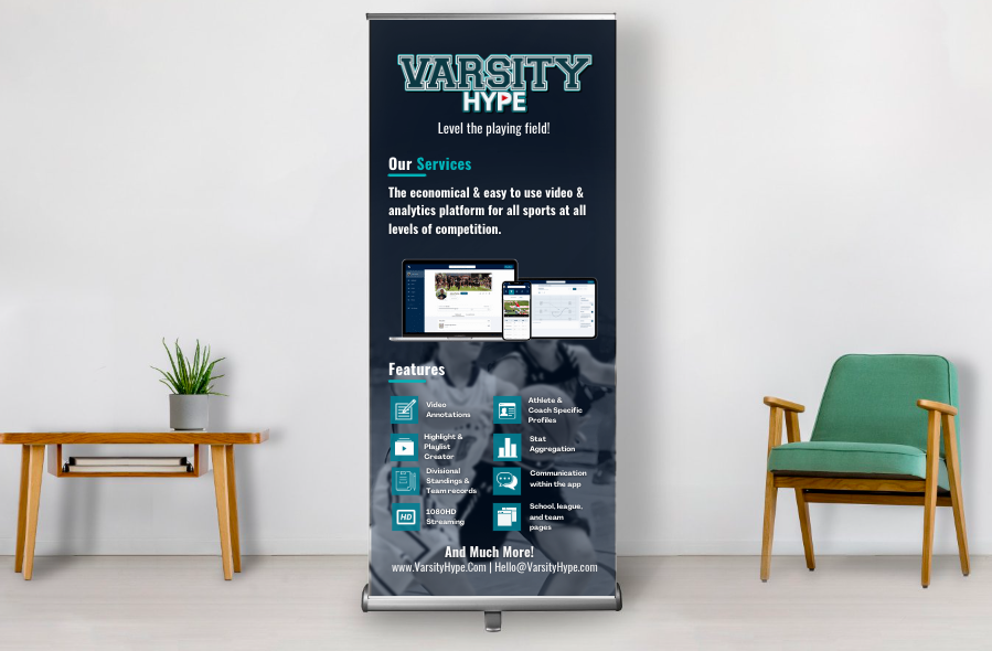 Varsity Hype | Standing Banner